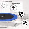 6 FT 8 FT 10 FT 12 FT 13 FT 14 FT 15 FT 16 FT Round Trampoline Spring Cover Replacement (Color: Blue, Size: 14 FT) view 4