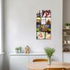 ZXHYWYM Personalized Photo Collage Canvas Print, Custom Multi-Photo and Text Wall Art, Framed, 50 x 100 cm (Image-11) view 3