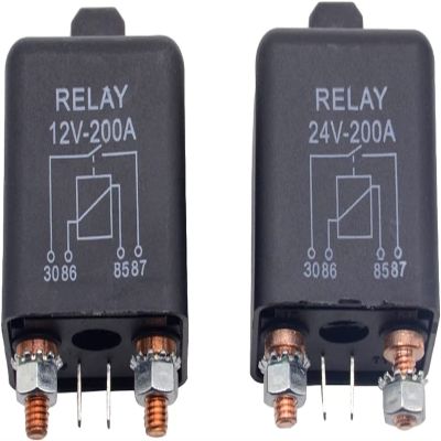 Mini 12V/24V 200A 2.4W Continuous-Duty Automotive Starter Relay
