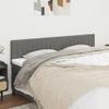 DYRJDJWIDHW Upholstered Bed Headboard, 2-Piece, Dark Gray, 100 x 5 x 78/88 cm view 1