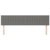 DYRJDJWIDHW Upholstered Bed Headboard, 2-Piece, Dark Gray, 100 x 5 x 78/88 cm view 3