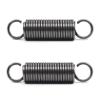 2-Pack Durable Steel Extension Springs, Double Hooks, 2 x 17 x 150 mm view 1
