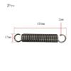 2-Pack Durable Steel Extension Springs, Double Hooks, 2 x 17 x 150 mm view 2
