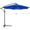 Plcnn 2.7 m Patio Market Umbrella Replacement Canopy, 8-Rib, Brown-6 Ribs view 4