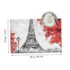 Paris Placemats, Non-Slip, Heat-Resistant, 45 x 30 cm, Set of 4 view 2