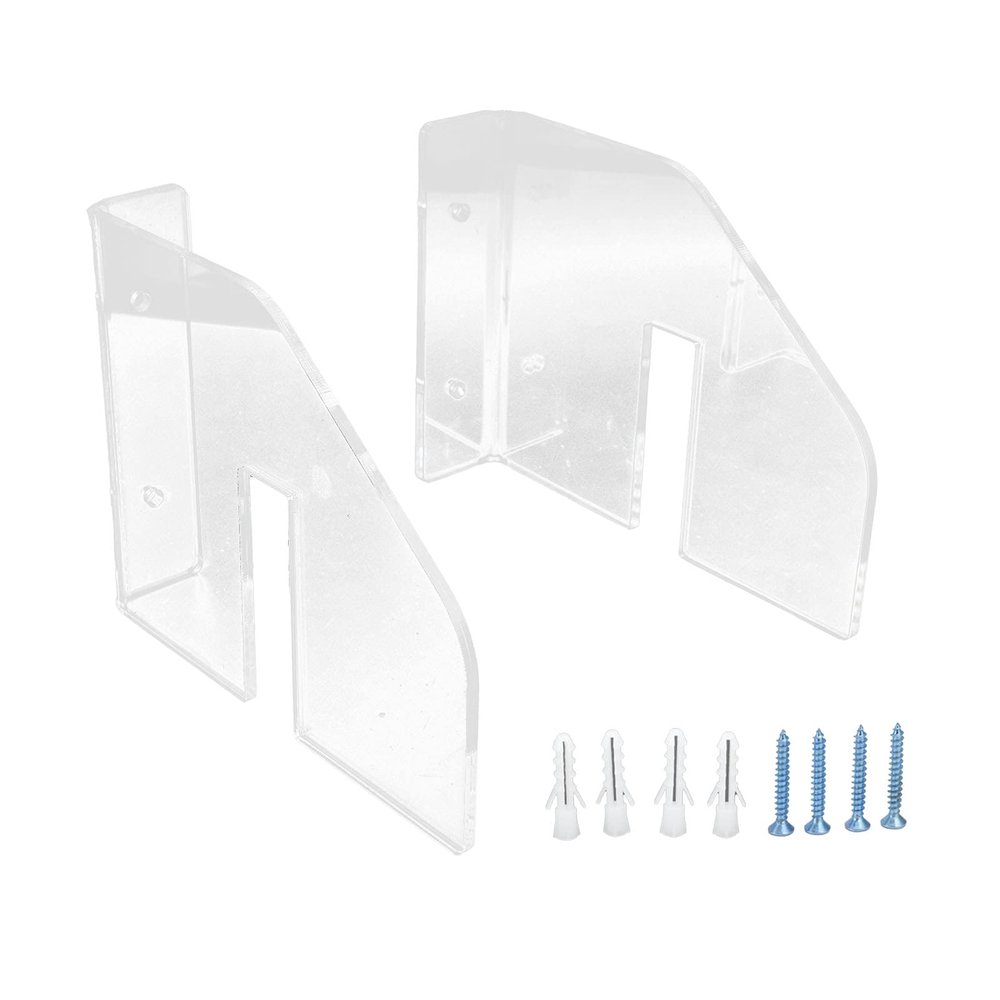 Haofy Acrylic Skateboard Wall-Mount Rack, Transparent