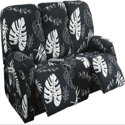 Stretch Recliner Slipcover with Side Pockets, 4/6/8-Piece