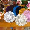 Whakano 6-Piece Handwoven Retro Lace Coaster Set view 2