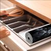 TMK ArtDeko Stove Cover 50 x 52 cm, One-Piece Kitchen Accessory, Cooktop Cover, Ceramic Cooktop and Burner Cover, Induction Cooktop Roll-Up Mat, Black Diamonds view 4