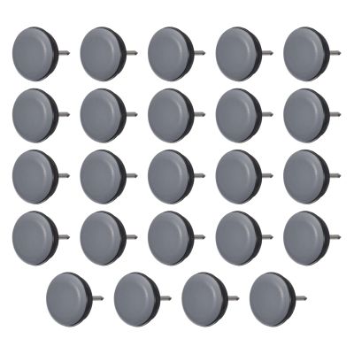 QUARKZMAN 19 mm PTFE Round Furniture Glides, 24-Pack