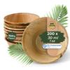 BIOZOYG Palm Leaf Dip Bowls, 200-Pack, 30 ml, Round Mini Bowls view 1