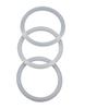White Food-Grade Silicone O-Ring Gaskets, Waterproof VMQ Silicone Rings, 3.5 mm Cross-Section, 41 mm OD, 10 Pieces view 1