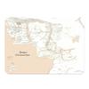 Soft Placemat with Cork Backing, Map of Middle-earth, Fantastic Book, Large Format 39.5 x 28.5 cm view 1
