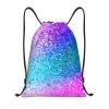 VAGILO Rooster on Wood in Farmland Drawstring Bag, Sequined, Size M view 1