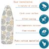 Home Ironing Board Cover 104 x 46 cm, Cotton Replacement Cover with Heat-Resistant Padding and Bungee Cord view 3