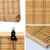 ZHUOZ1T Bamboo Roller Blind, Adjustable, 120 x 120 cm view 2
