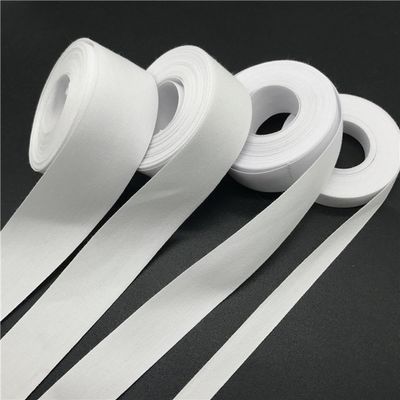 5 Yards/Roll 3–50 mm Cotton Ribbon, Handmade, for Weddings, Christmas Decor, DIY and Sewing, White, 20 mm