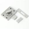 Modern-Style Stainless Steel Anti-Theft Sliding Gate Bolt Lock, Brushed Nickel, 1 Pc. view 2