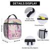GFLFMXZW Insulated Lunch Bag, Cute Pink Rainbow Unicorn view 2