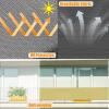 NINGBAI Balcony Privacy Screen 100 x 350 cm, Dark Green view 4