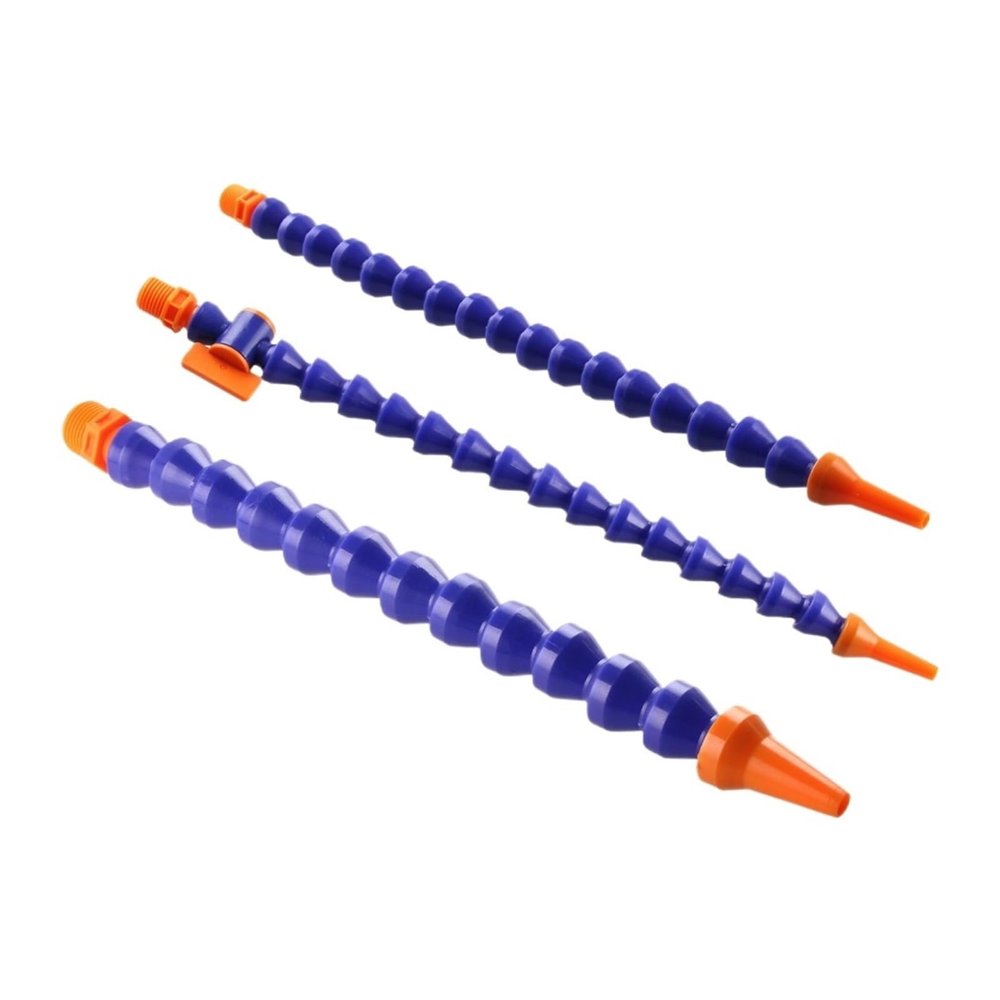 KABALI 30 cm Adjustable Coolant Hose, 1/2 in, Blue, with Switch