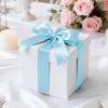Baby Blue Polyester Satin Ribbon, 3.8 cm x 91.4 m view 4