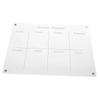 EXCEART Magnetic Refrigerator Board, Transparent Acrylic Dry-Erase Planner view 1
