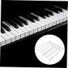 Acrylic Piano Keys for Piano Repair, White view 3