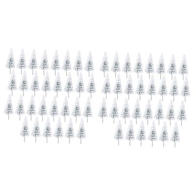 Cabilock 2 Sets Artificial Tree Models, Realistic Trunks, 60 Pieces