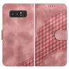 JayModCase PU Leather Folio Case for Samsung Galaxy Note 8, Card Slots, Stand Function, Magnetic Closure, Pink view 1