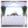 4FT/6FT/9FT Tulle Table Skirt for Wedding, Birthday & Party Decor, Light Pink, 4FT (122 x 77 cm) view 2