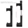 Aluminum Alloy and Metal Phone Clip Mount for Photography with Bubble Level and Hot Shoe, Durable with Rubber Padding, Wide Application (Black) view 3