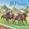Hunts England Milo's Gallery 89th Birthday Card for a Horse Racing Fan view 2