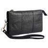 DFV mobile Genuine Leather Pouch for UMIDIGI Bison Pro (2021), Black view 1