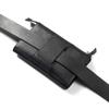 DFV mobile Genuine Leather Pouch for UMIDIGI Bison Pro (2021), Black view 3