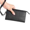 DFV mobile Genuine Leather Pouch for UMIDIGI Bison Pro (2021), Black view 4