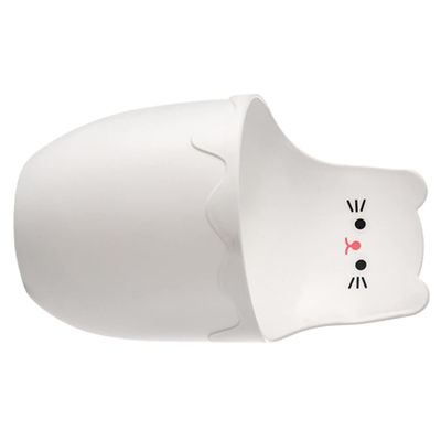 Angoily Multifunctional Hanging Pen and Pencil Organizer, White PP Cartoon Cat