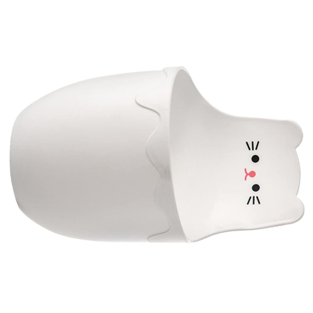 Angoily Multifunctional Hanging Pen and Pencil Organizer, White PP Cartoon Cat