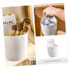 Angoily Multifunctional Hanging Pen and Pencil Organizer, White PP Cartoon Cat view 4