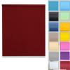 Blackout Roller Blind, No-Drill Clamp-Fit, 115 x 100 cm, Red view 1
