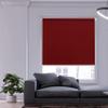 Blackout Roller Blind, No-Drill Clamp-Fit, 115 x 100 cm, Red view 3