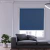 Blackout Roller Blind Without Drilling, 105 x 120 cm, Navy Blue view 3