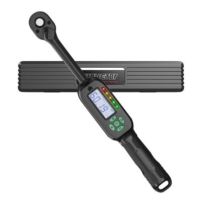 Digital 3/8-Inch Torque Wrench, 6.8–135 Nm, ±2% Accuracy, for Bicycles and Motorcycles