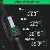 Digital 3/8-Inch Torque Wrench, 6.8–135 Nm, ±2% Accuracy, for Bicycles and Motorcycles view 4
