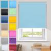 No-Drill Blackout Roller Blind, 80 x 120 cm, Sky Blue view 1