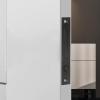 betensh Brushed Nickel Door-Edge Pull with Automatic Pop-Up Switch, Flush Hidden Sliding Door Handle, Black view 4