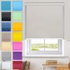 No-Drill Clip-On Blackout Roller Shade, 75 x 120 cm, Light Gray view 1
