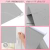 No-Drill Clip-On Blackout Roller Shade, 75 x 120 cm, Light Gray view 4