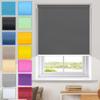 Clip-On Roller Shade, 35 x 130 cm, Dark Gray, No-Drill Sun and Privacy Protection view 1