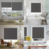 Clip-On Roller Shade, 35 x 130 cm, Dark Gray, No-Drill Sun and Privacy Protection view 2